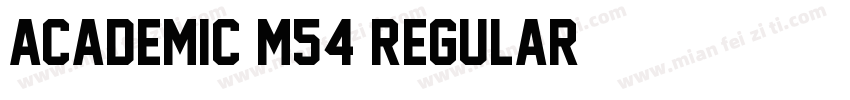 Academic M54 Regular字体转换